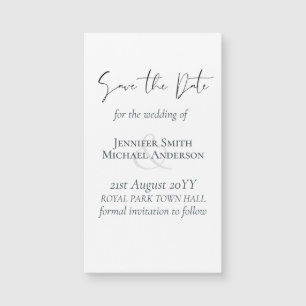 Create Own Magnetic Wedding Save the Date Budget
