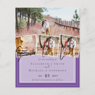 Create Own Modern Save the Date Wedding Cards