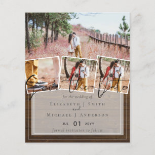 Create Own Modern Save the Date Wedding Cards