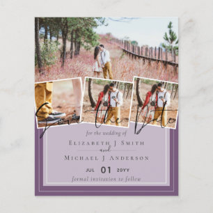 Create Own Modern Save the Date Wedding Cards