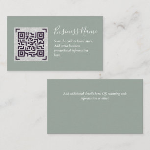 Create own QR Code Business Card - Lots of Colours