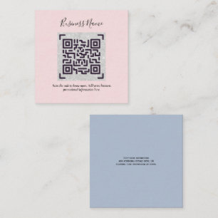 Create own QR Code Business Card - Lots of Colours