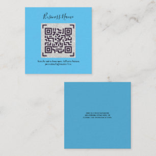 Create own QR Code Business Card - Lots of Colours