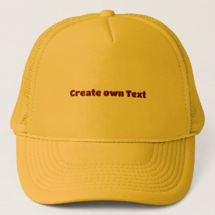Create own Text Print retro style, Fashionable-Cap Trucker Hat