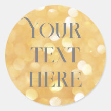create own wedding sticker gold sparkle glitter