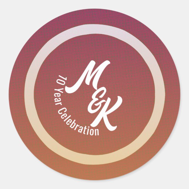 Create Personalised Celebration Stickers (Front)