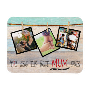 Create Photo Collage For Your Mum Magnet