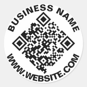 Create QR Code - Simple Round 20 Stickers