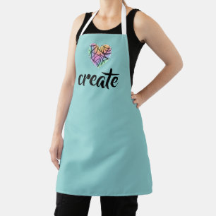 Create Rainbow Heart Apron