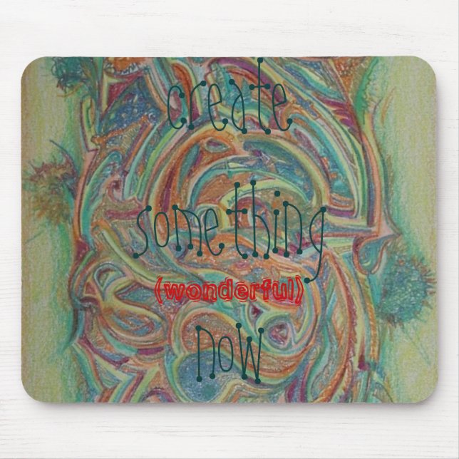 create something now mouse pad (Front)