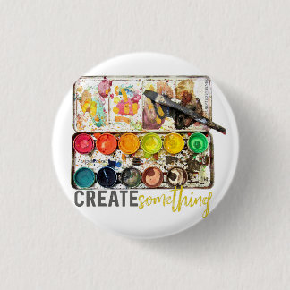 Create Something Watch 3 Cm Round Badge