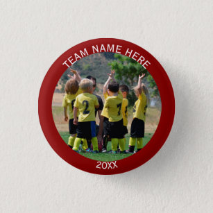 Create Sports Team Photo 3 Cm Round Badge