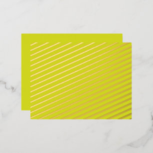 Create Stunning Visual Appeal Yellow Background Foil Holiday Postcard
