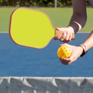 Create Stunning Visual Appeal Yellow Background Pickleball Paddle