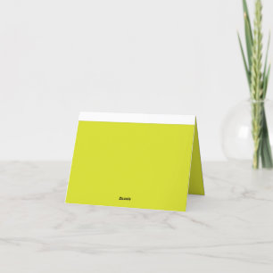 Create Stunning Visual Appeal Yellow Background Thank You Card