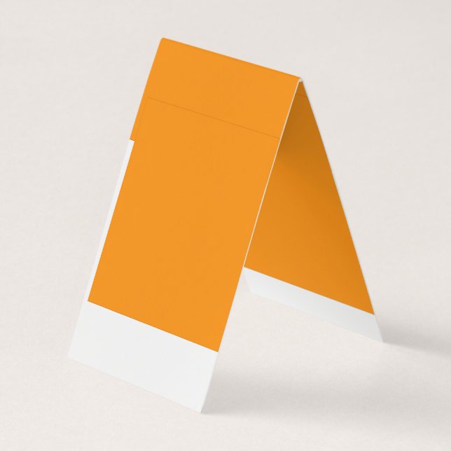 Create Stunning Visuals with Orange Background Business Card (Back)