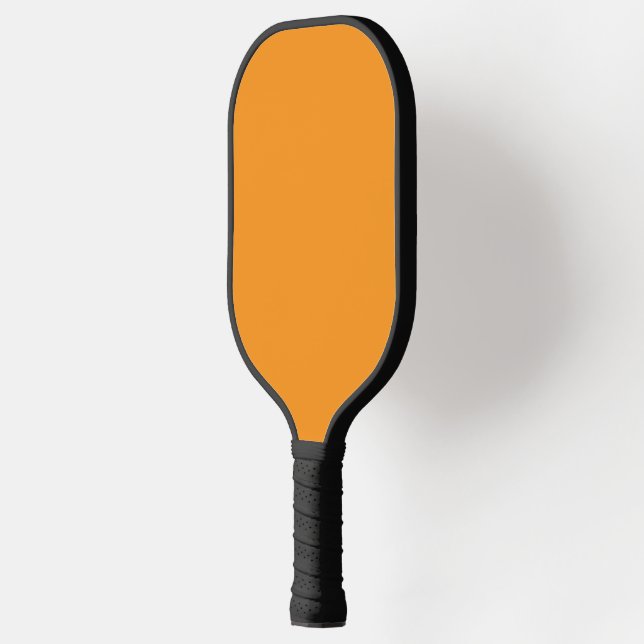 Create Stunning Visuals with Orange Background Pickleball Paddle (Left)