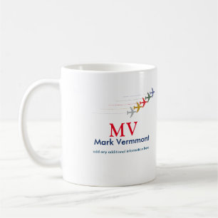 create stylish pilot monogrammed coffee mug