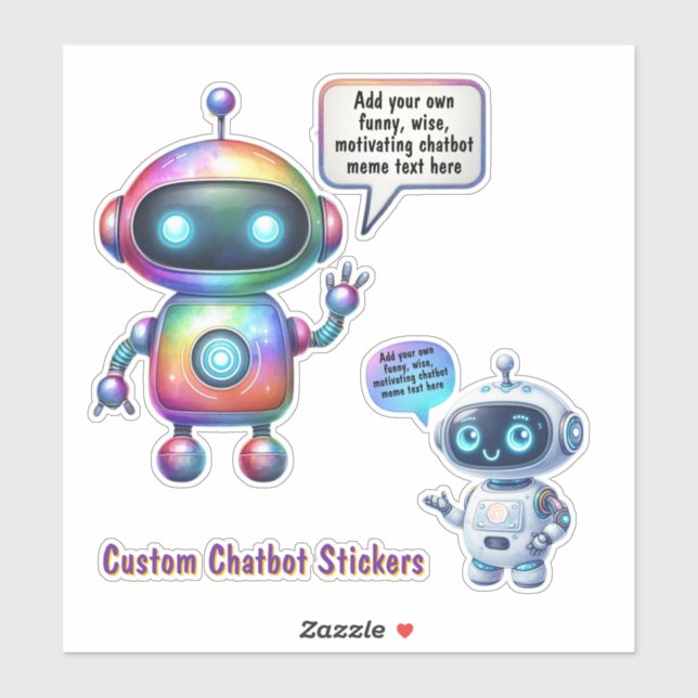 Create Talking Chatbot Memes Cartoon Templates (Sheet)