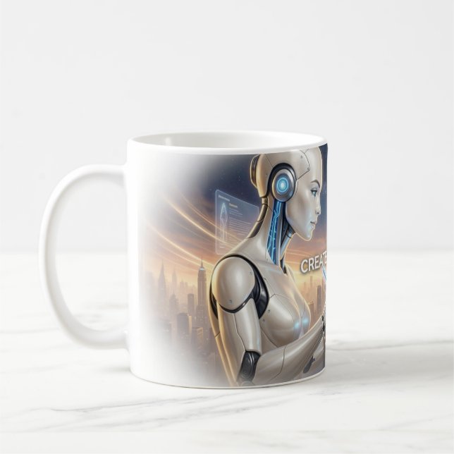 🌌 Create the Future Futuristic Artist Mug (Left)