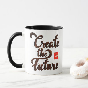 Create The Future Now - Vintage Quote Mug