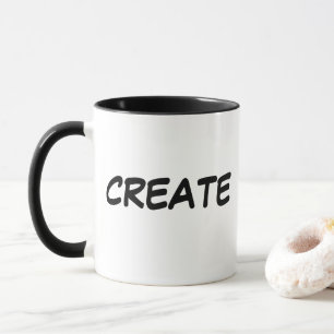 Create Trendy Minimalist Typography Coffee Mug
