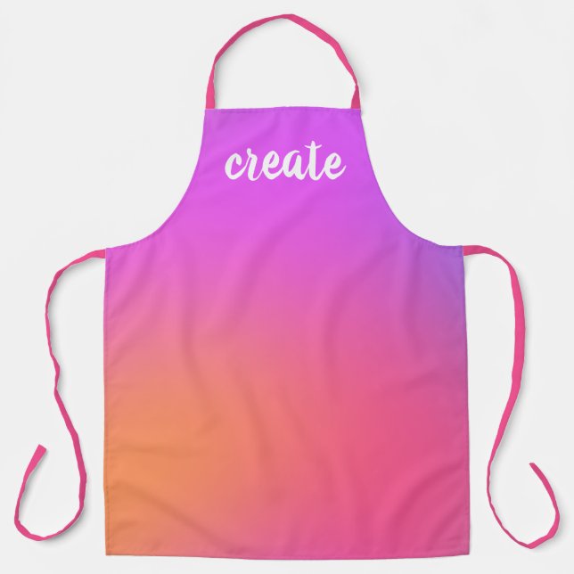 Create Tropical Gradient Apron (Front)
