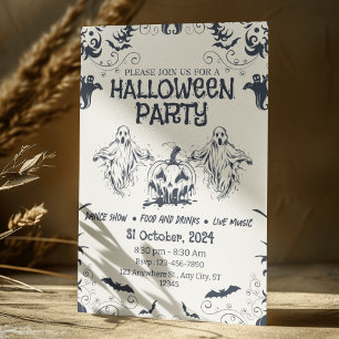 Create Unique Event Personalised Halloween Invitation