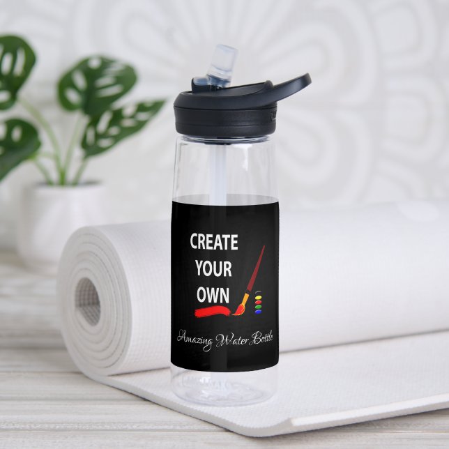 Create Water Bottle, Personalised, branded /Custom Water Bottle (Yoga (Rotated))