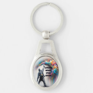 create what you dream key ring