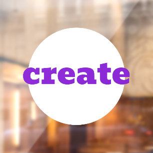 Create Window Cling