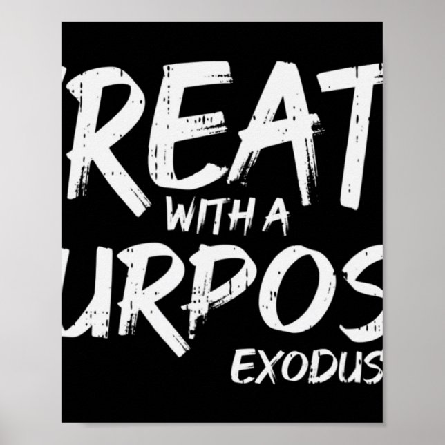 Create With Purpose Bible God Jesus Religious Chri Poster (Front)