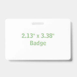 Create You Own 2.13" x 3.38" ID Badge