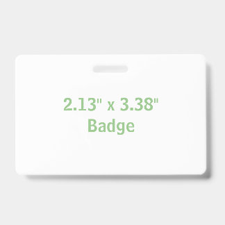 Create You Own 2.13" x 3.38" ID Badge