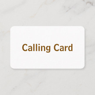 Create You Own 3.5" x 2.0" Rounded Calling Card