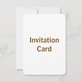 Create You Own 3.5" x 5" Invitation Card