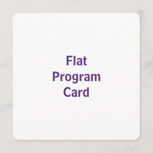Create You Own 5.25" x 5.25" Rounded Flat Program