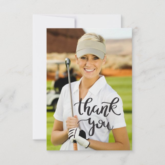 Create you own Flat Thank You Card (Front)