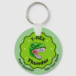 Create You Own T-Rex Dinosaurs Roaring Adventure  Key Ring