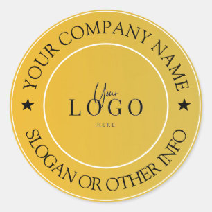 Create Your Business Logo Custom Classic Round Sti Sticker