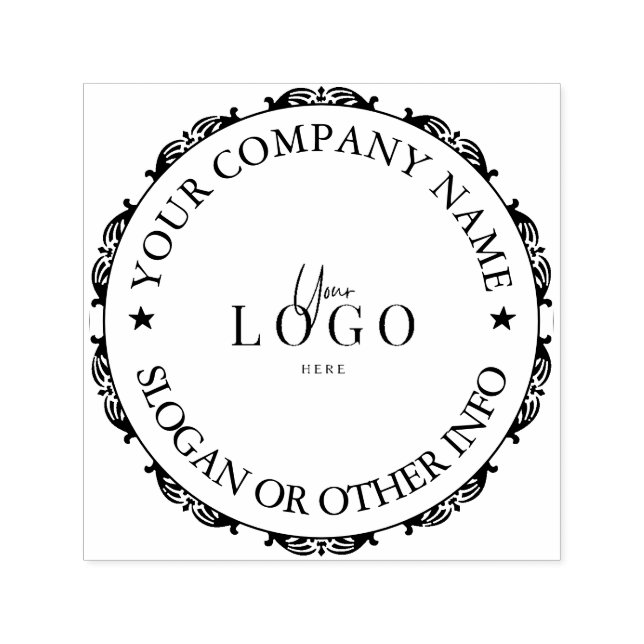 Create Your Business Logo Custom Self-inking Stamp (Design)