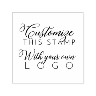 Create Your Custom Elegant Company Logo   Business Self-inking Stamp