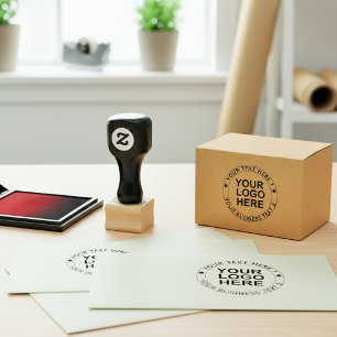 Create Your Custom Logo & Script Font Text Rubber Stamp