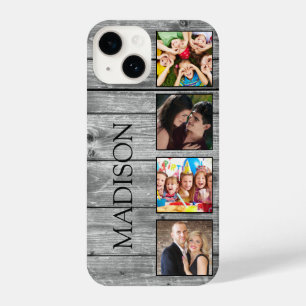 Create Your Custom Photo Collage Rustic Farmhouse iPhone 14 Case