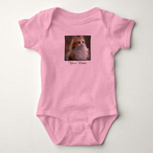 Create Your Custom Photo & Name Baby Bodysuit