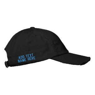 Create Your Custom Text Embroidered Hat Template