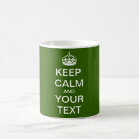 Create Your Custom Text "Keep Calm and Carry On"