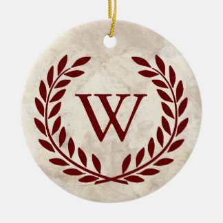 Create Your Decorative Monogram Ceramic Ornament