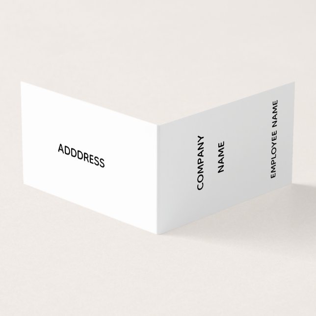 Create your design here add your text logo business card (Outside)