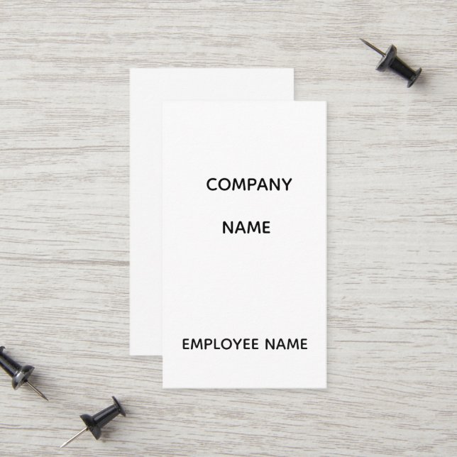 Create your design here add your text logo calling card (Front/Back In Situ)